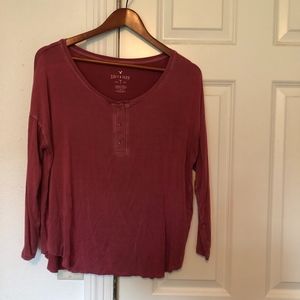 AEO 3/4 sleeve top